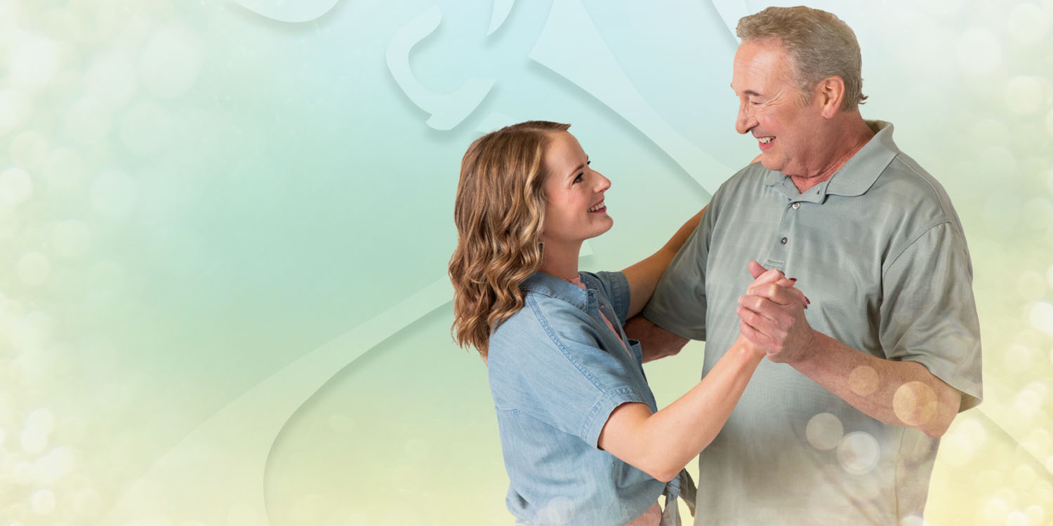 Daughter dancing with her dad for Father's Day